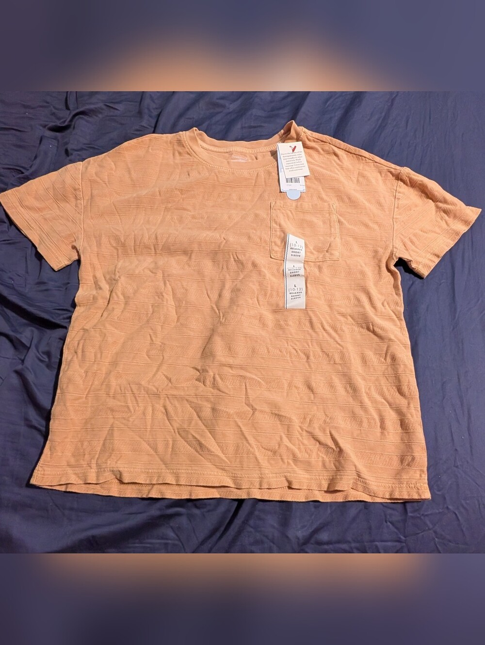 Cat & Jack Peach Short-Sleeve Pocket Tee